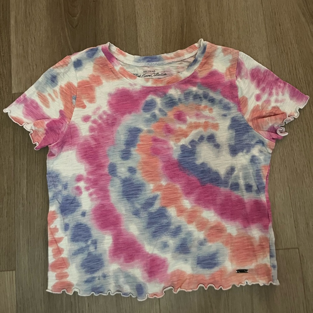 Tie-Dye Shirt - Pink, Blue, and Orange